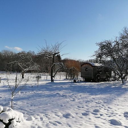 Roulotte Le Temps De Rever Bed and Breakfast Saint-Michel-sur-Meurthe Exterior foto